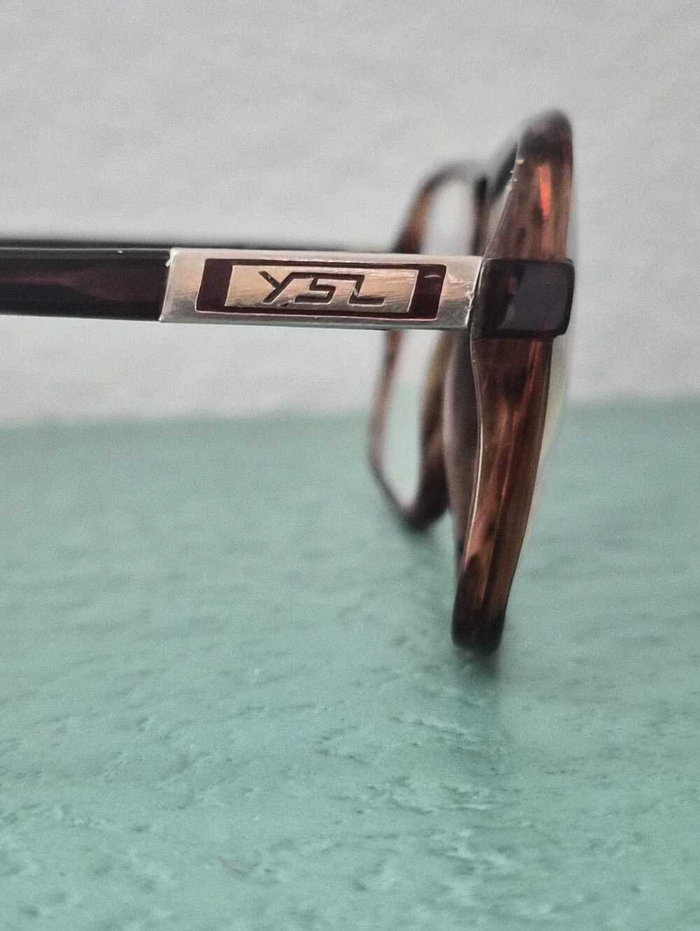 Yves Saint Laurent Vintage Aviator Glasses Tortoise Shell